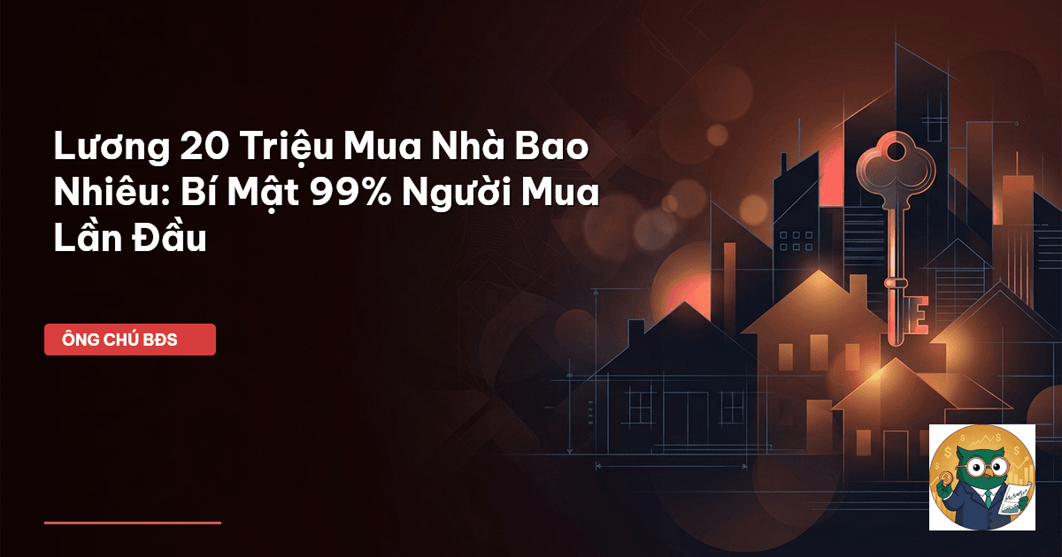 lương 20 triệu mua nhà bao nhiêu