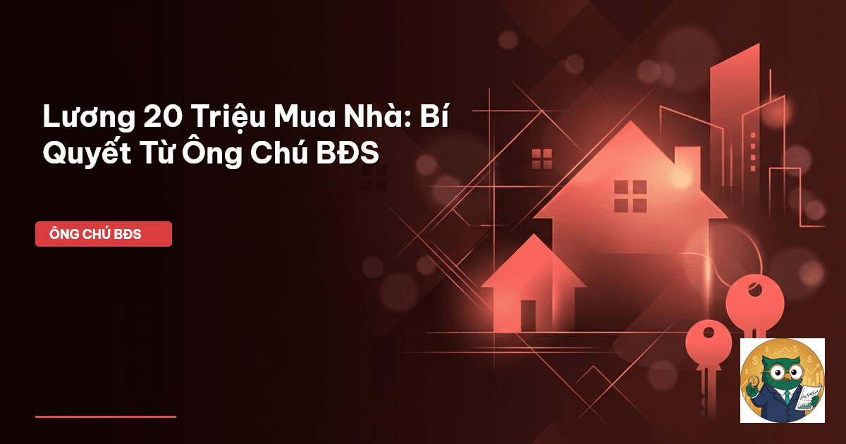 lương 20 triệu mua nhà