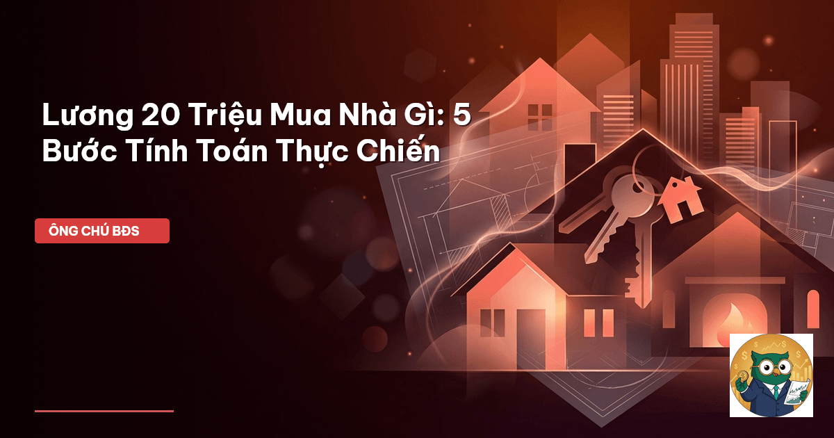 lương 20 triệu mua nhà
