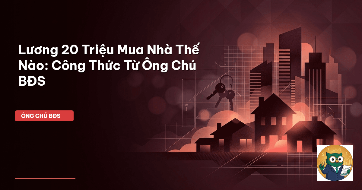 lương 20 triệu mua nhà