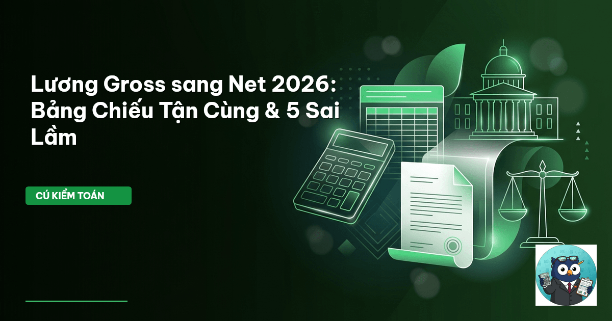 lương gross sang net