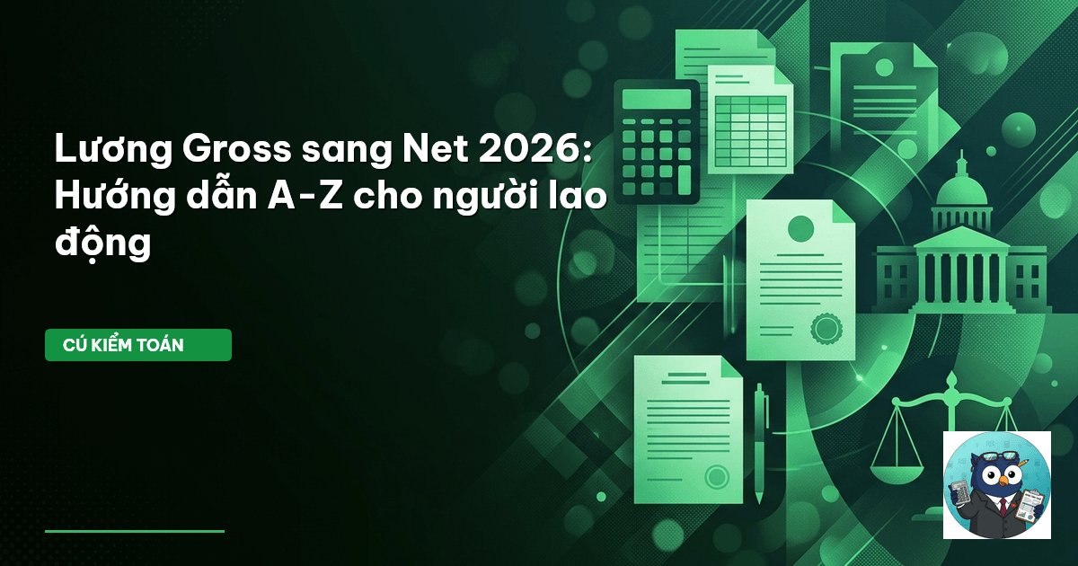 lương gross sang net