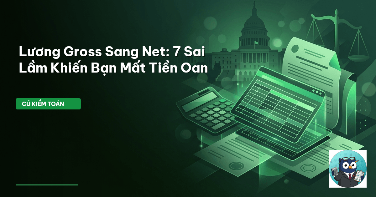 lương gross sang net