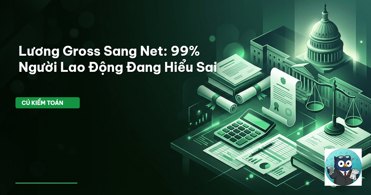 lương gross sang net