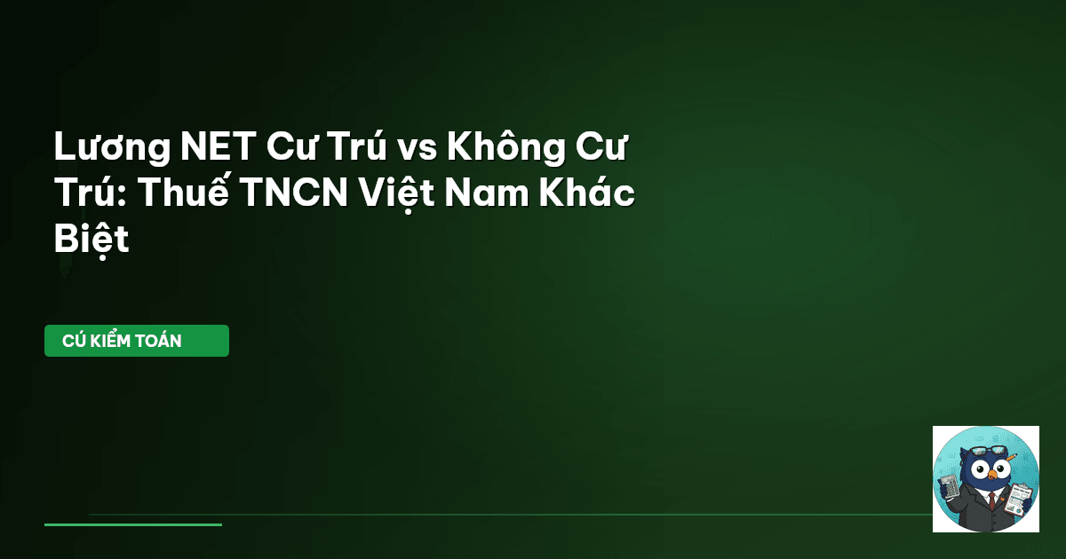thuế tncn cư trú