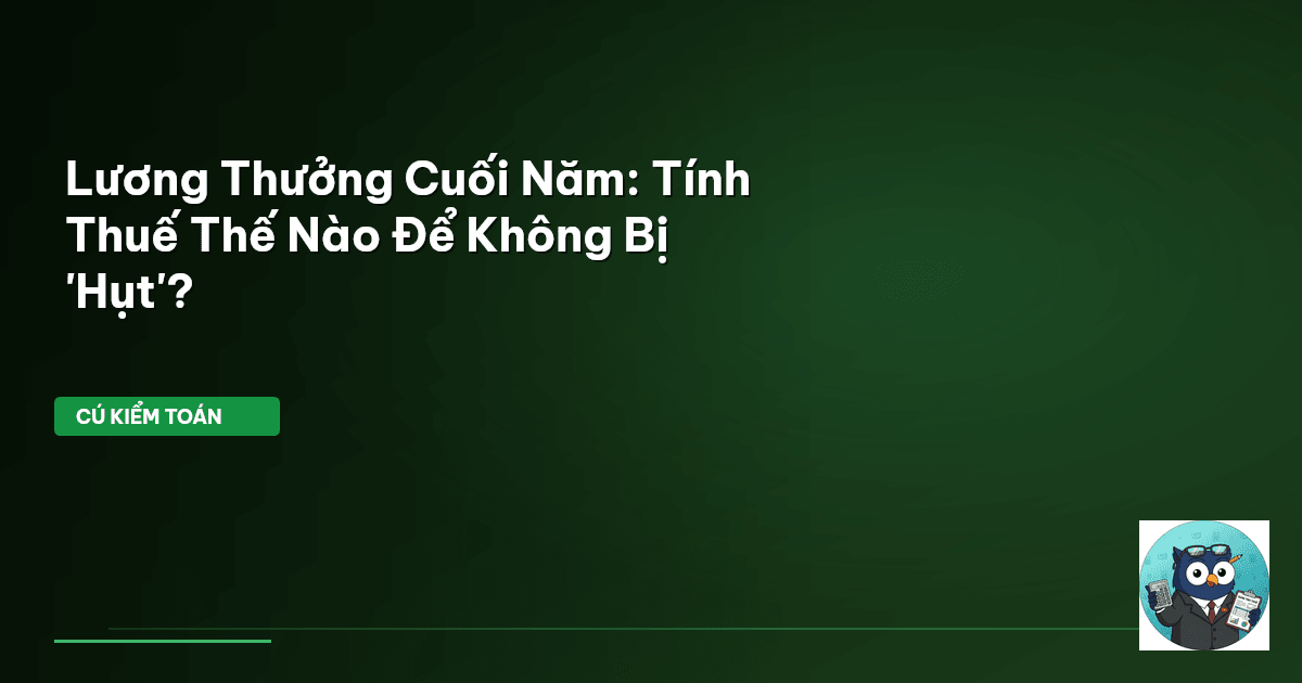 thuế lương thưởng cuối năm