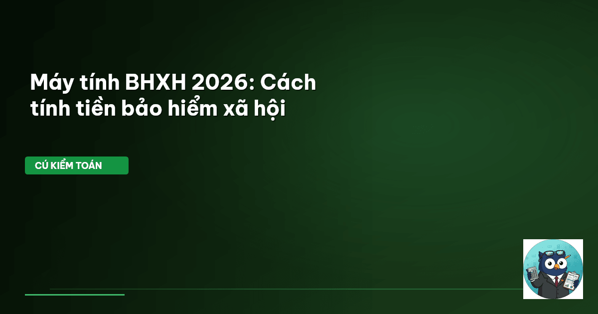 máy tính BHXH