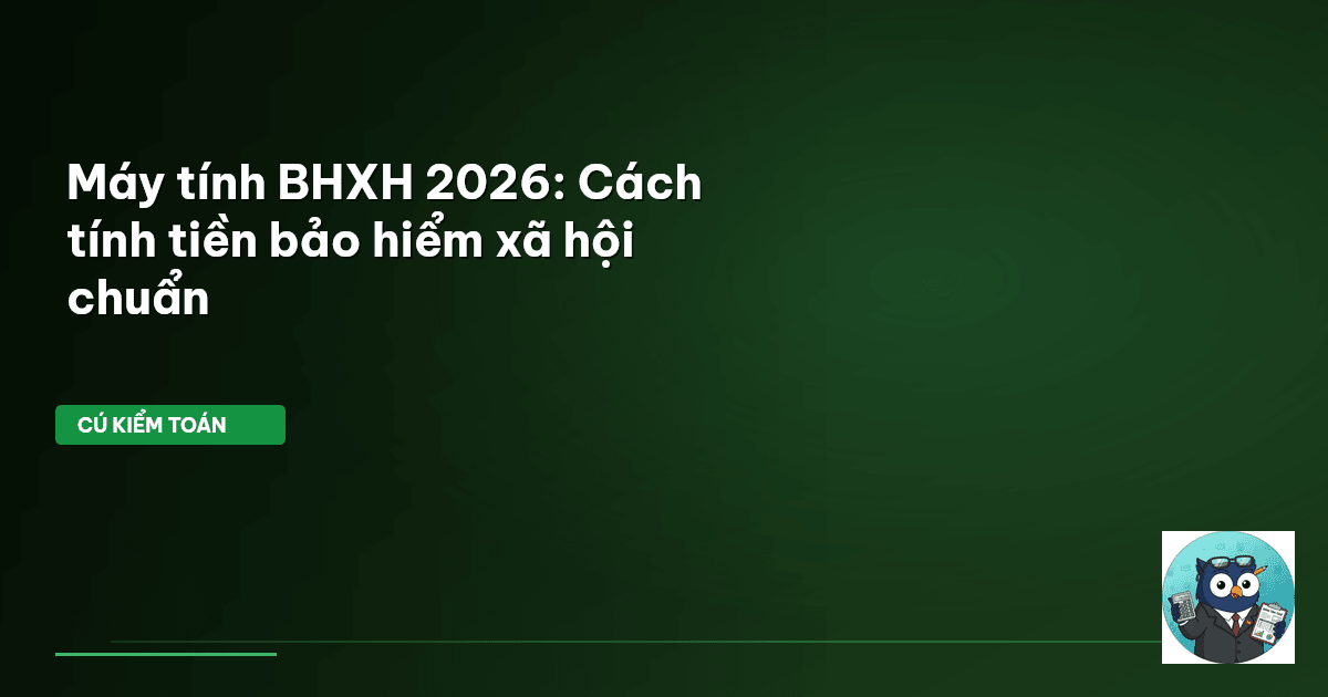 máy tính BHXH