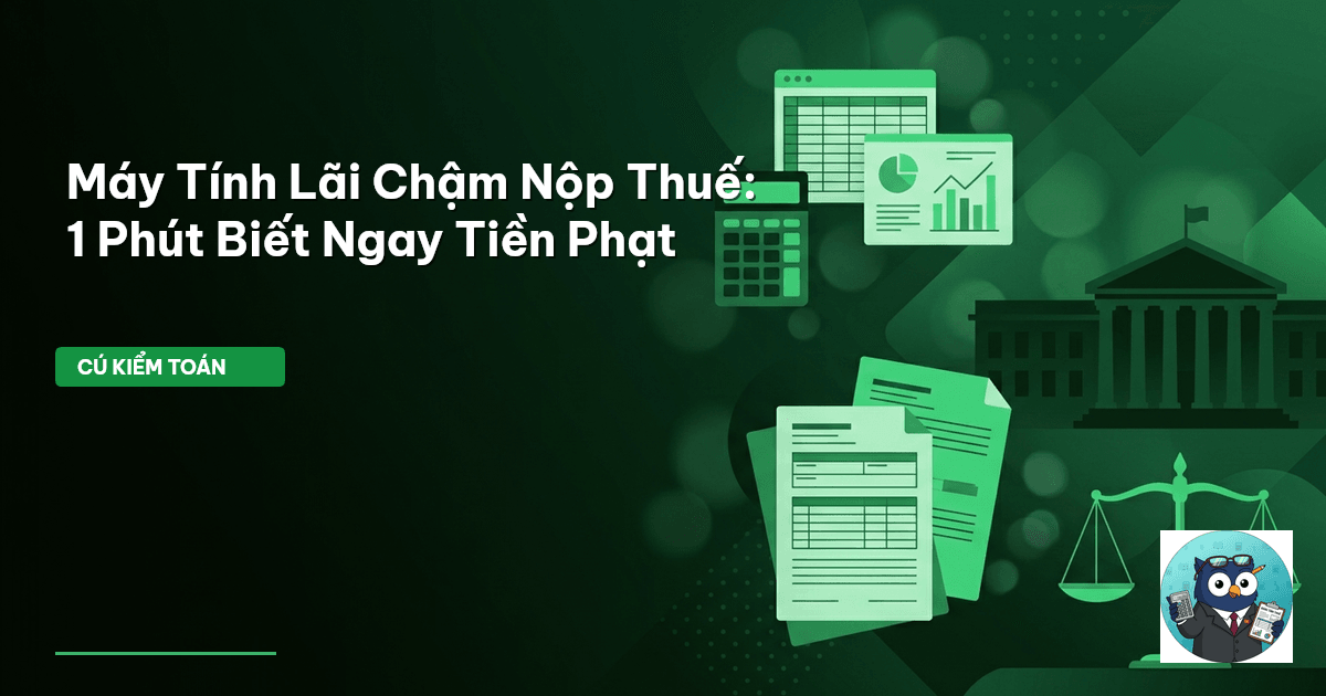 tính tiền chậm nộp thuế