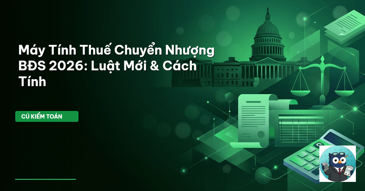 tính thuế chuyển nhượng bất động sản
