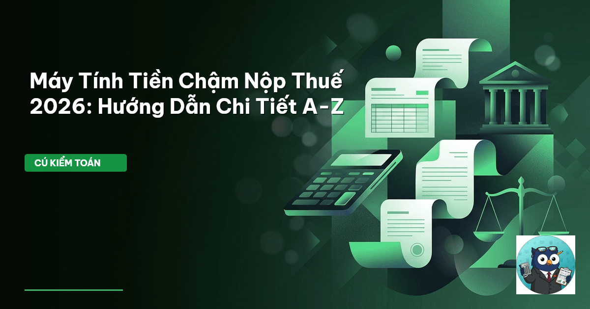tính tiền chậm nộp thuế