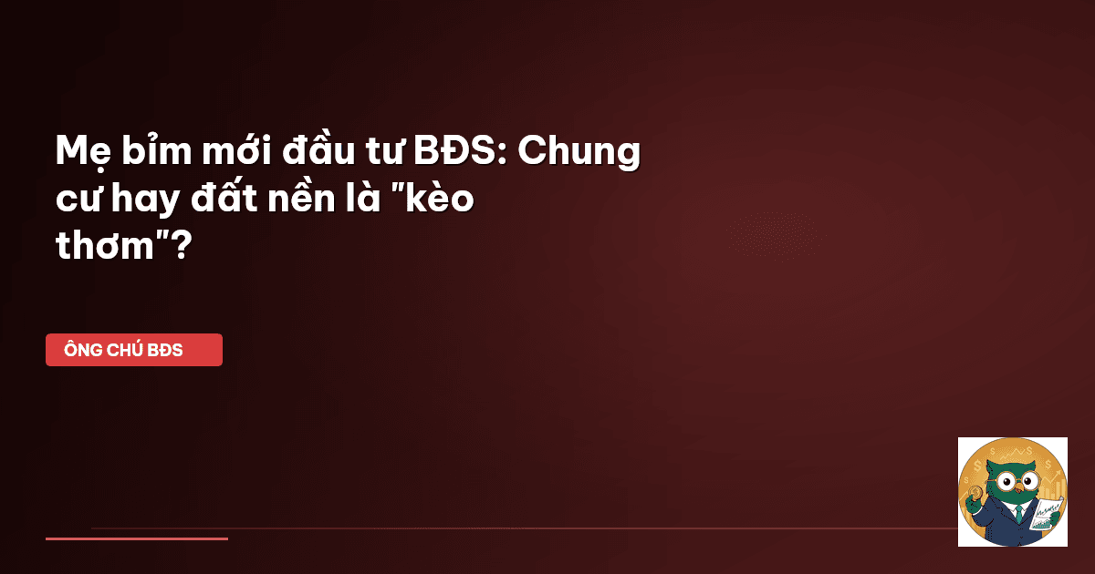 đầu tư BĐS người mới