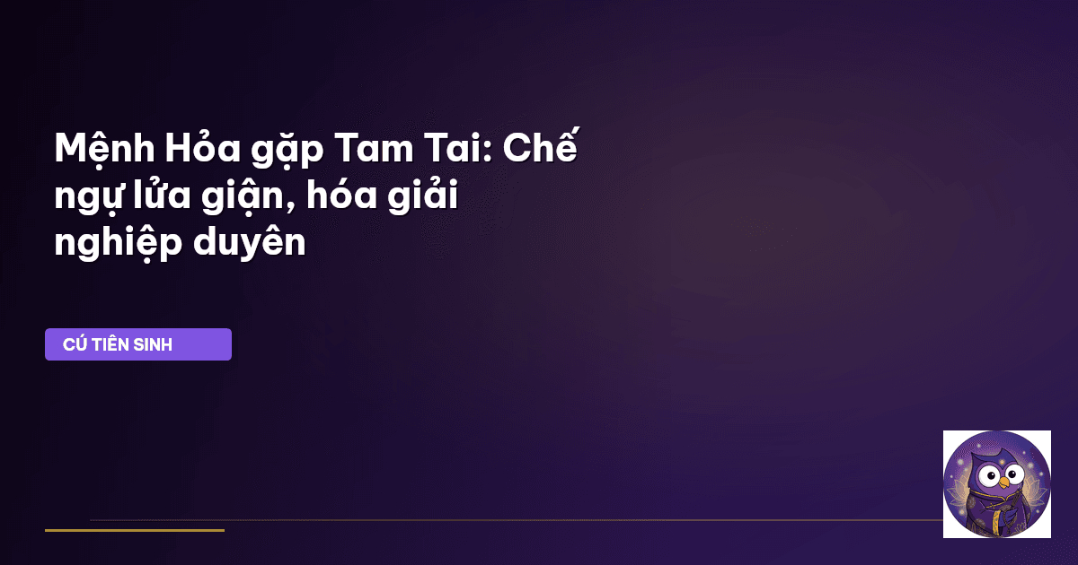 Tam Tai mệnh Hỏa