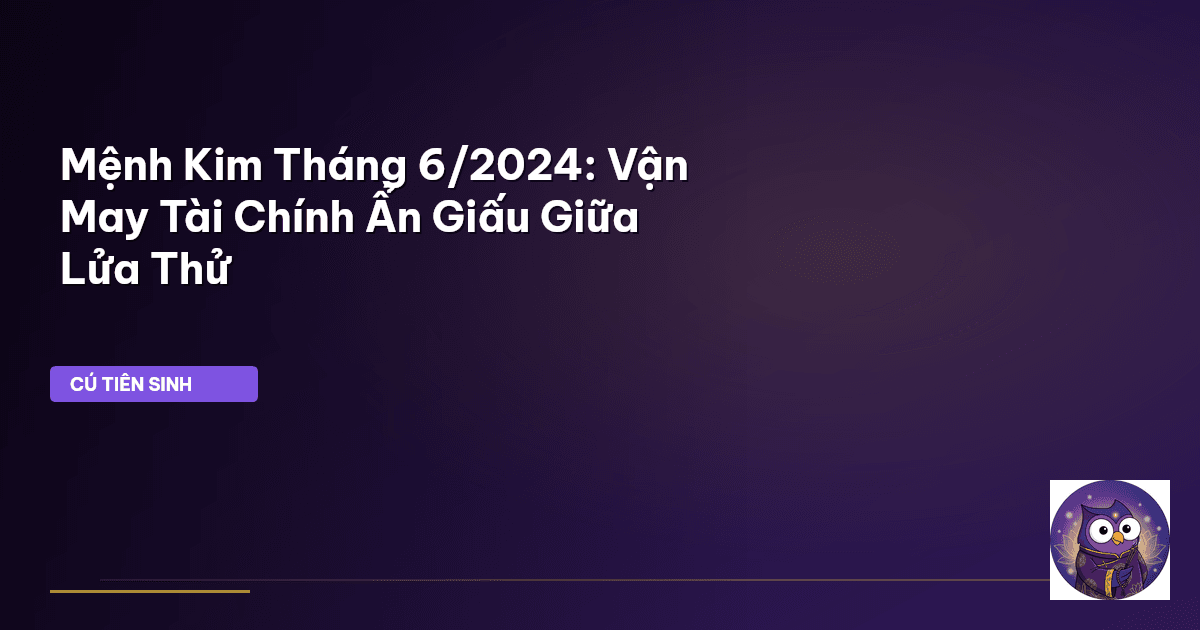 tứ trụ mệnh kim