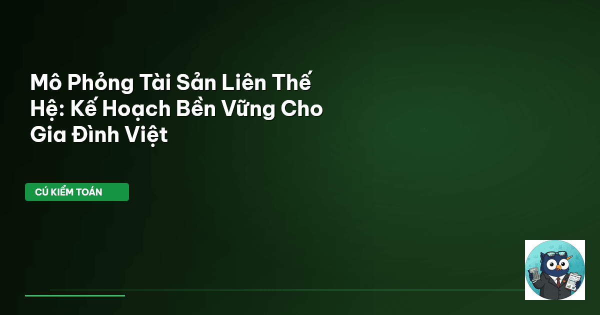 mô phỏng tài sản