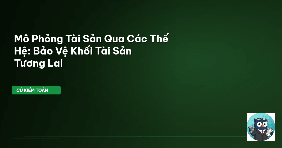 Mô Phỏng Tài Sản Qua Các Thế Hệ: Bảo Vệ Khối Tài Sản Tương Lai