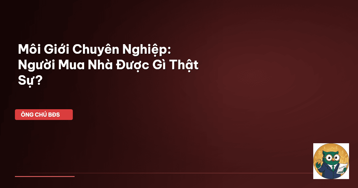môi giới chuyên nghiệp