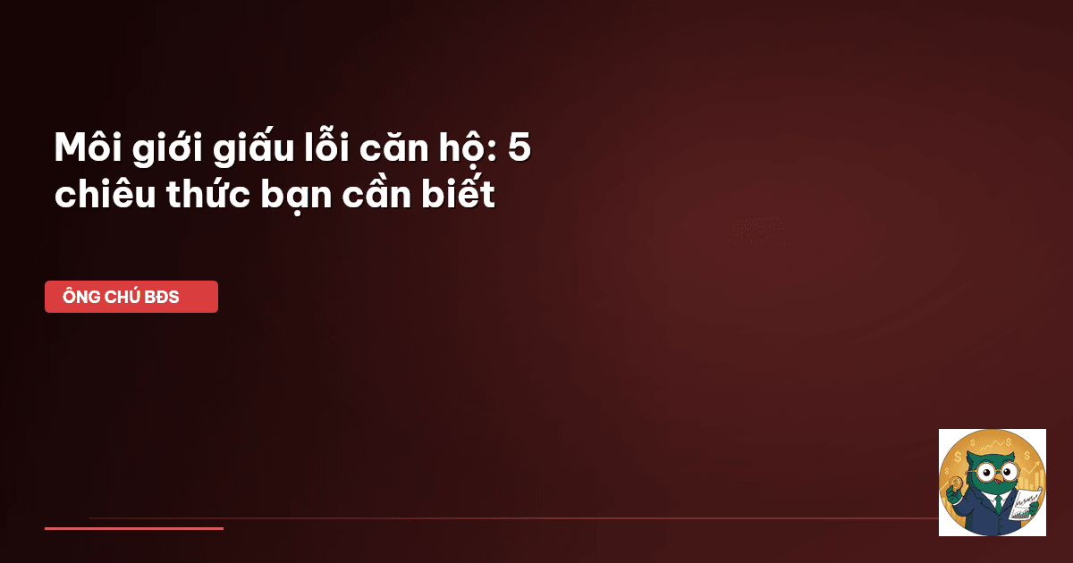 môi giới bất động sản