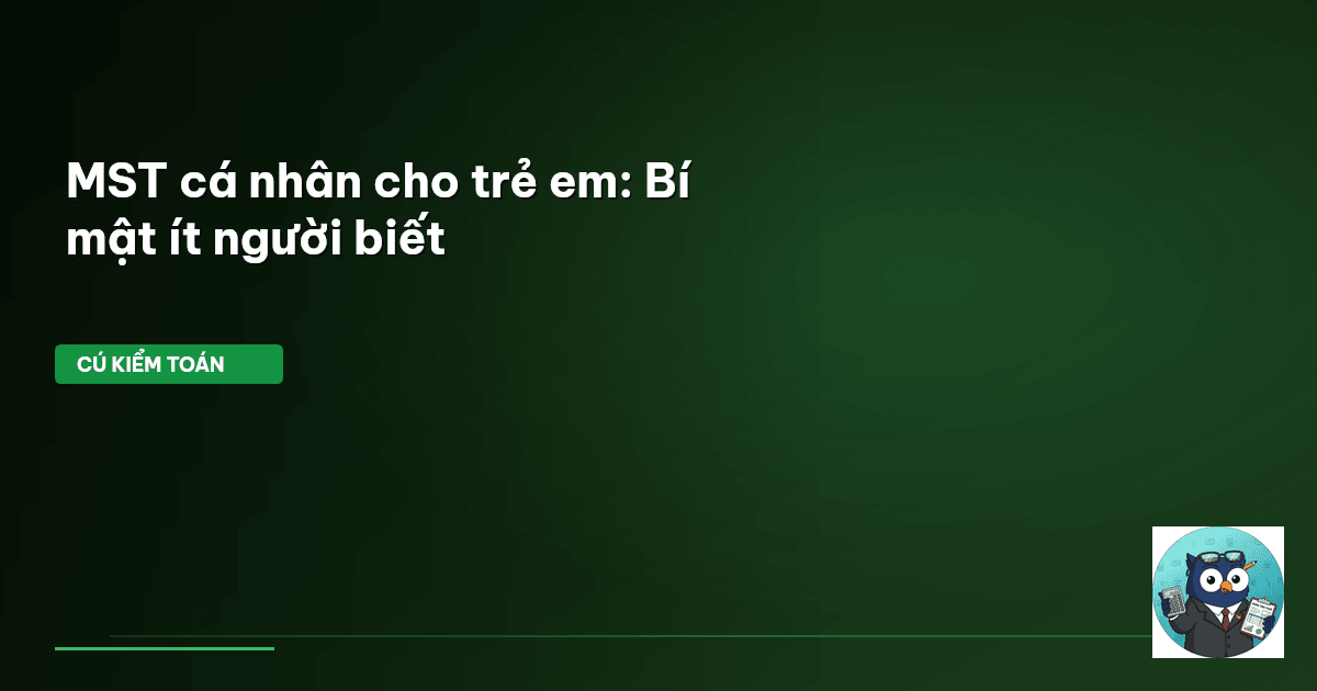 MST cá nhân