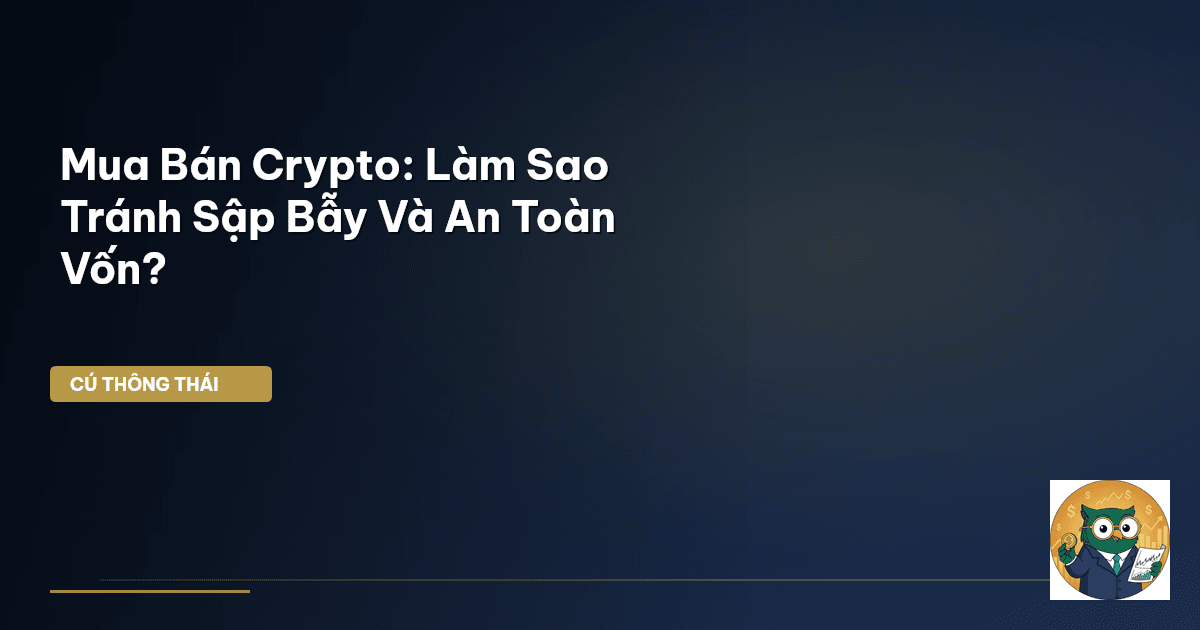 Mua Bán Crypto: Làm Sao Tránh Sập Bẫy Và An Toàn Vốn?