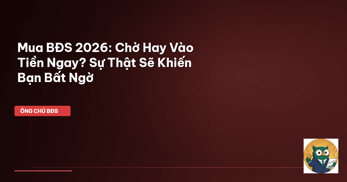 xu hướng BĐS 2026