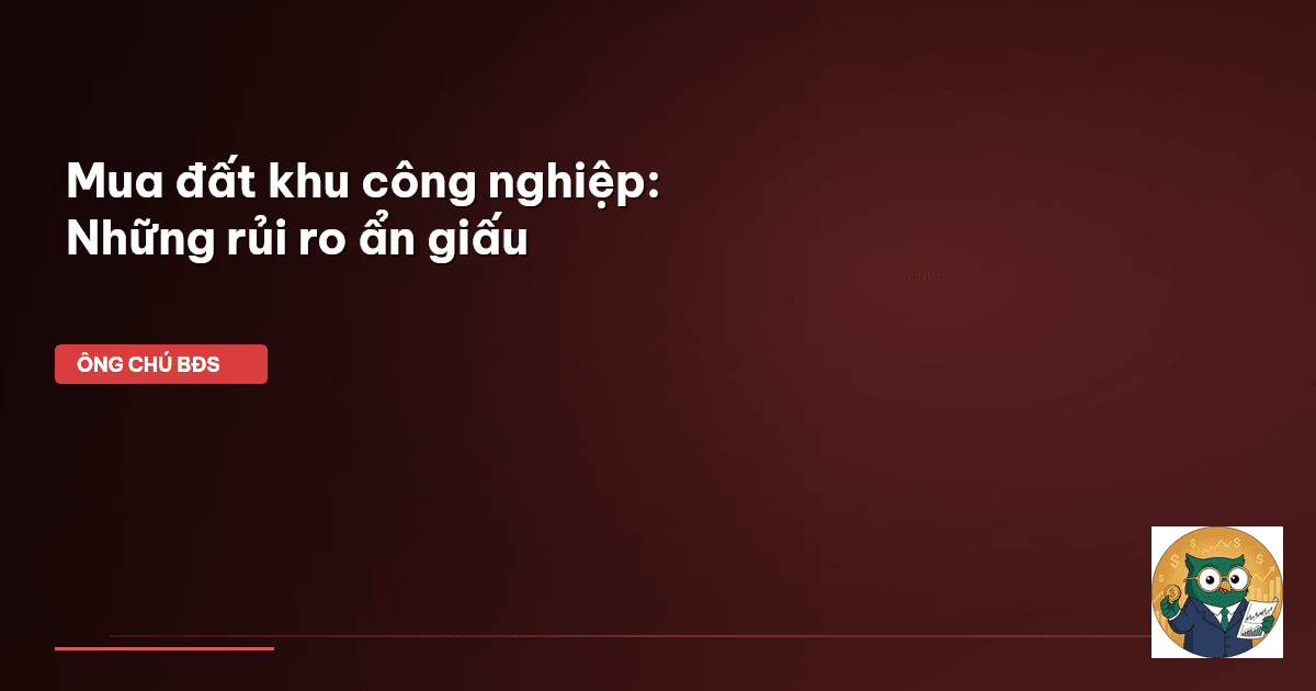 mua đất khu công nghiệp