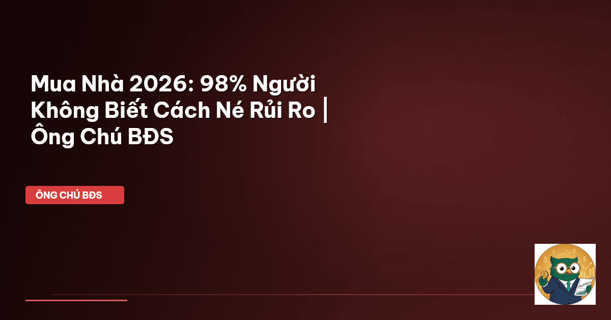 cẩm nang mua nhà