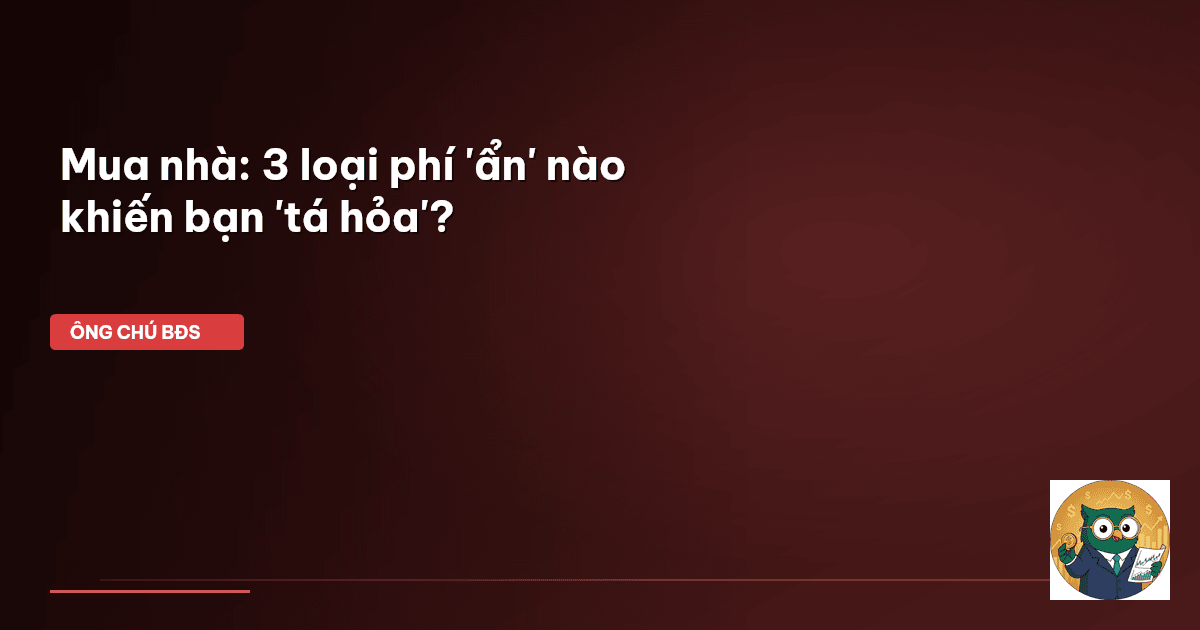 phí ẩn mua nhà