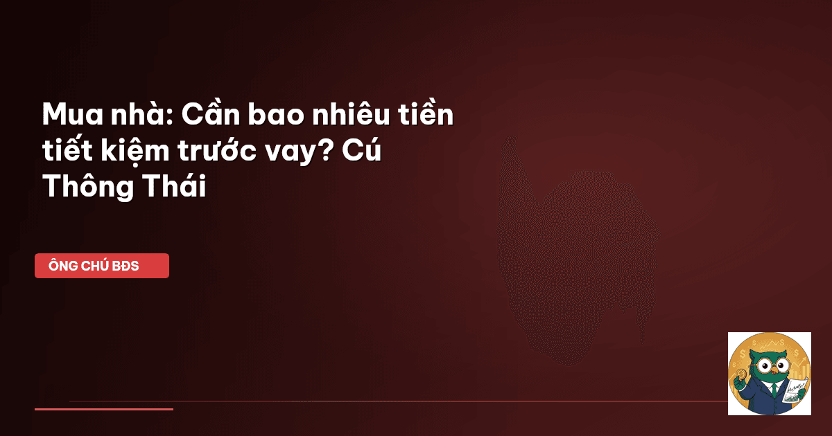 tích lũy mua nhà