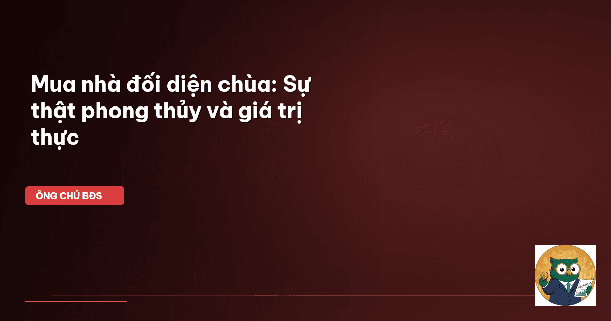 mua nhà đối diện chùa
