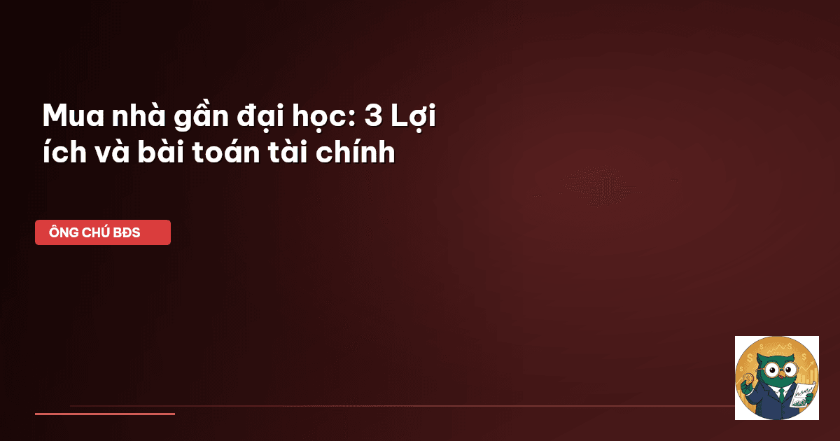 mua nhà gần đại học
