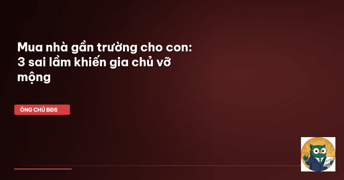 mua nhà gần trường