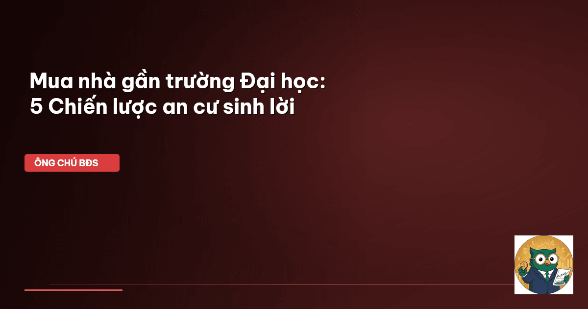 mua nhà gần trường đại học
