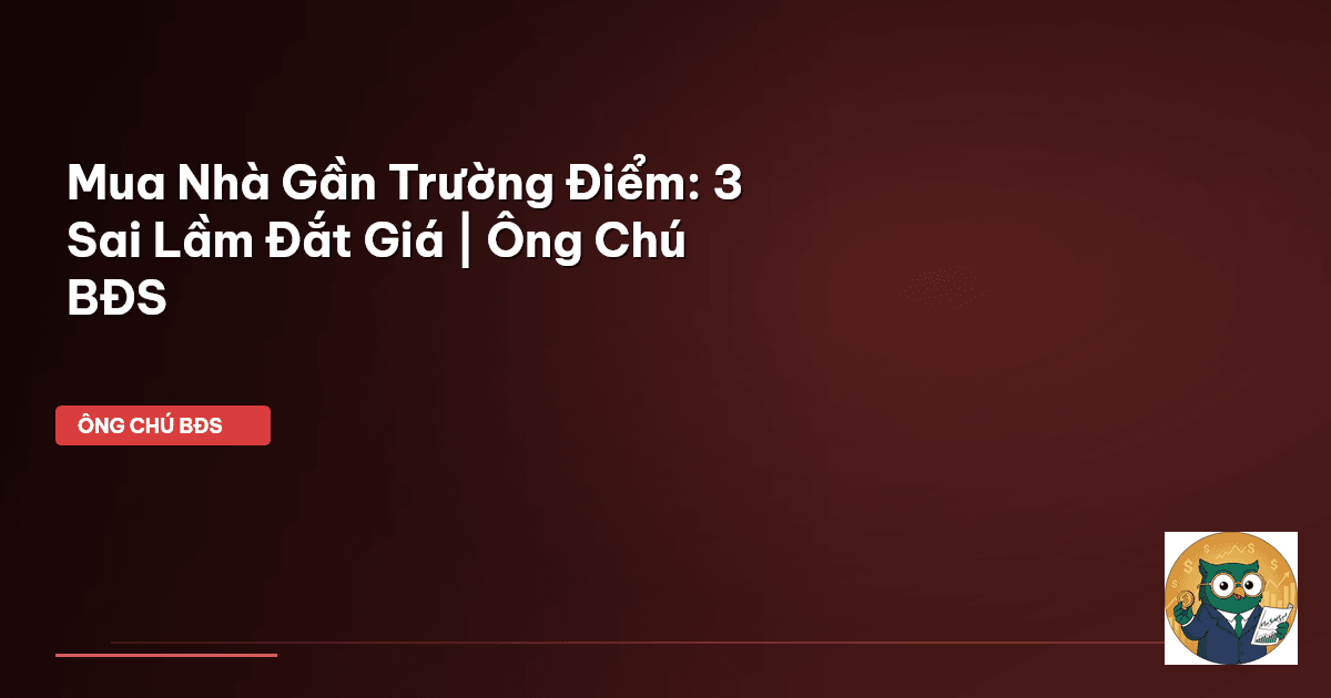 mua nhà gần trường