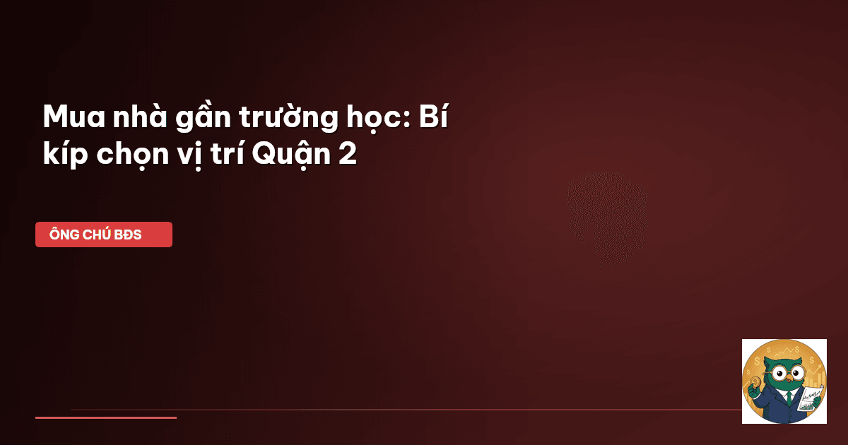 mua nhà gần trường học