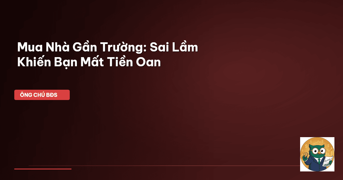 mua nhà gần trường