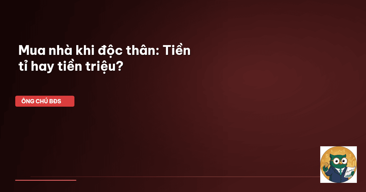 mua nhà độc thân