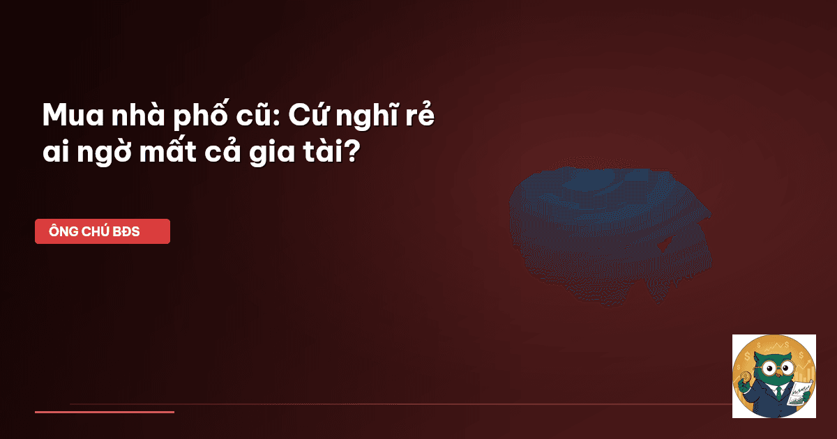 định giá nhà phố cũ