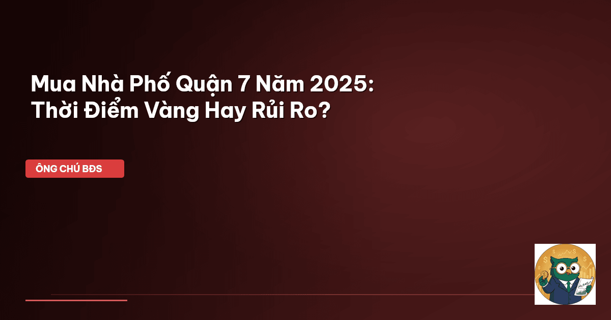 mua nhà phố quận 7