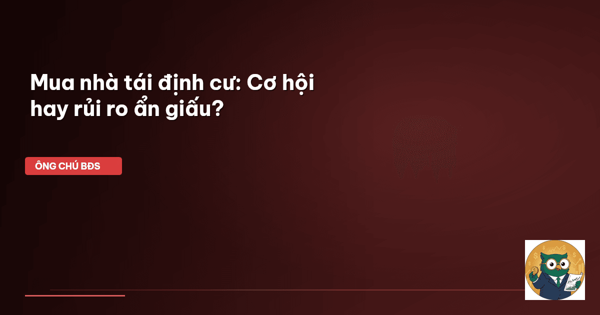 mua nhà tái định cư