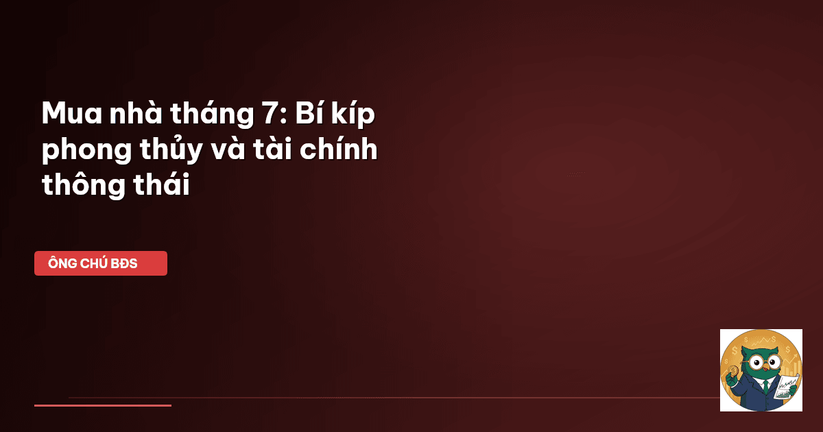 mua nhà tháng 7