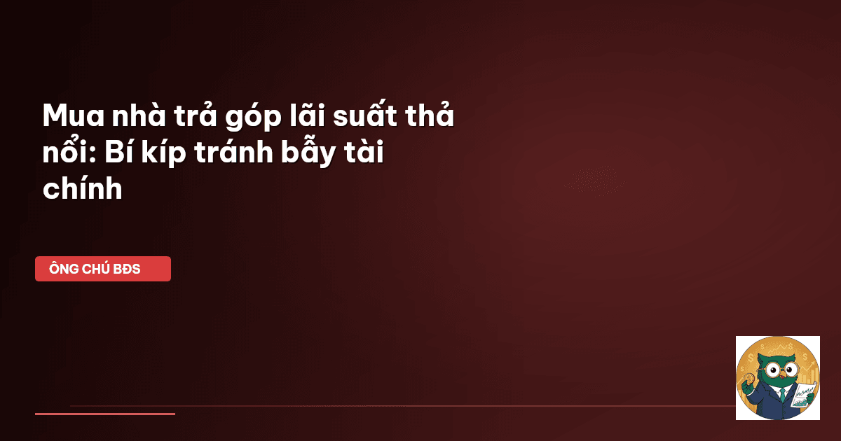 mua nhà trả góp