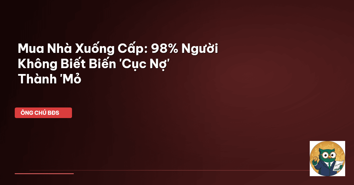 mua nhà xuống cấp