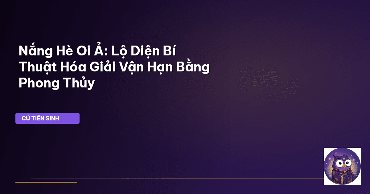 phong thủy mùa hè
