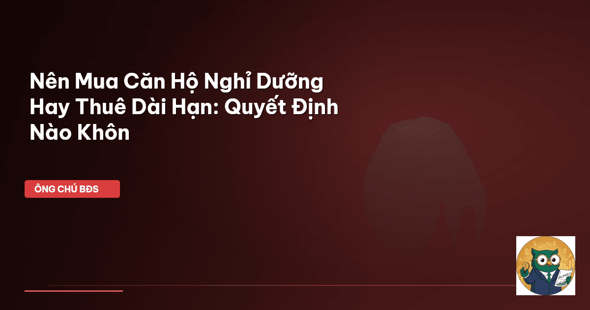 căn hộ nghỉ dưỡng