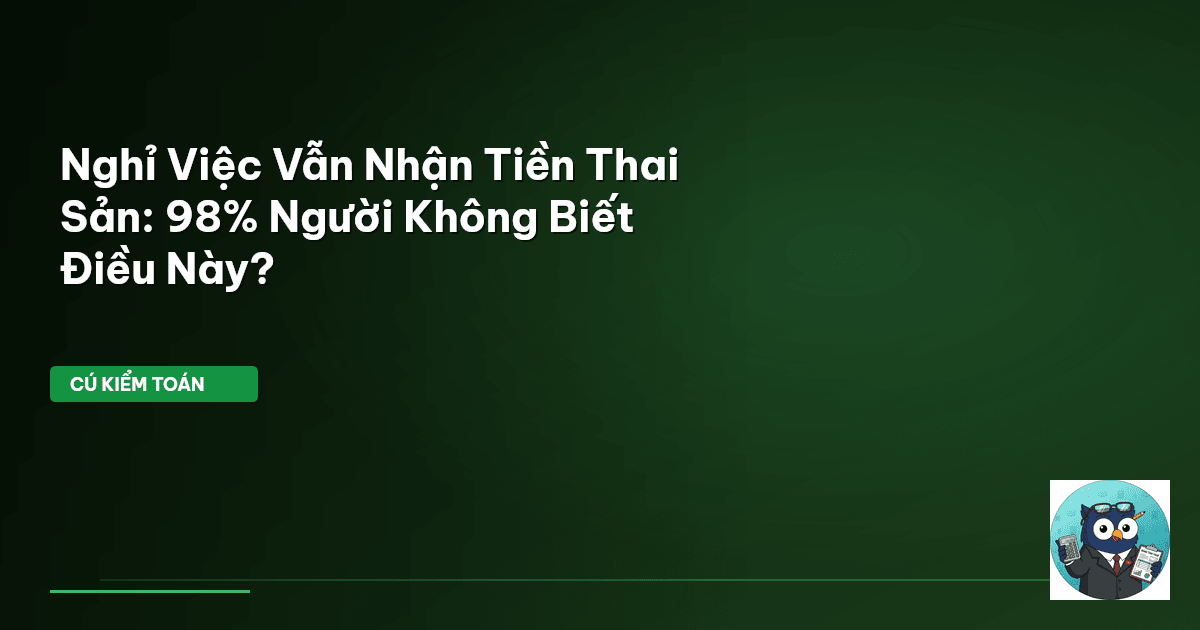 tiền thai sản BHXH tự nguyện
