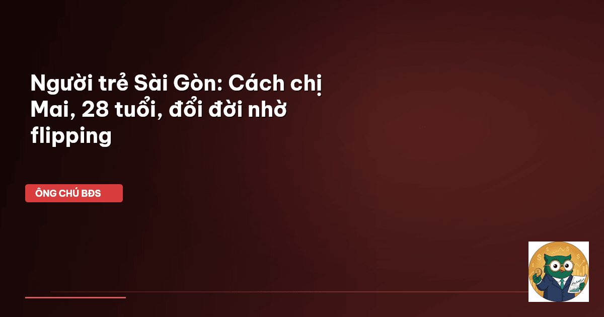 flipping nhà vốn nhỏ