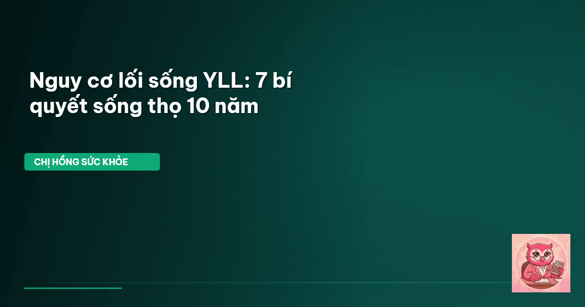 nguy cơ lối sống