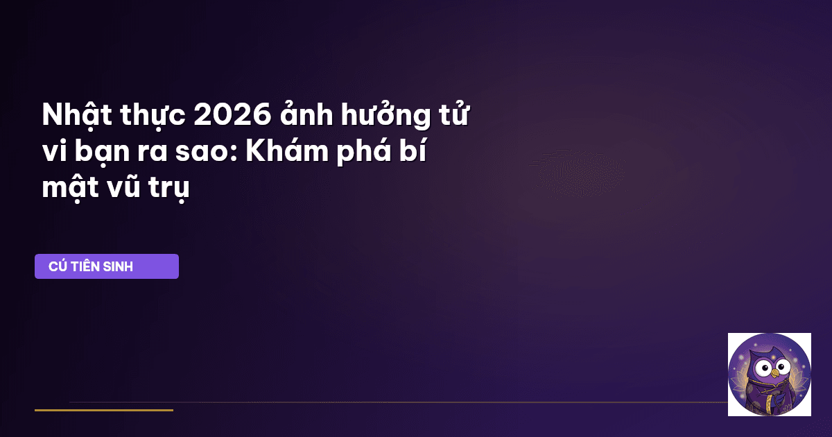 Nhật thực 2026