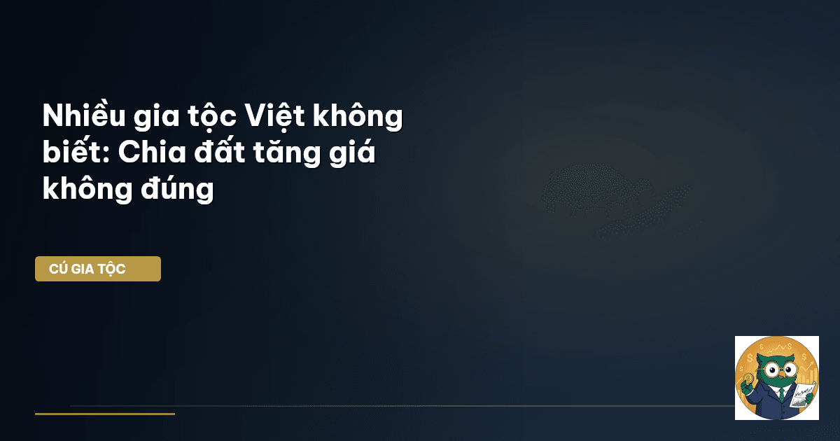 chia đất cho con